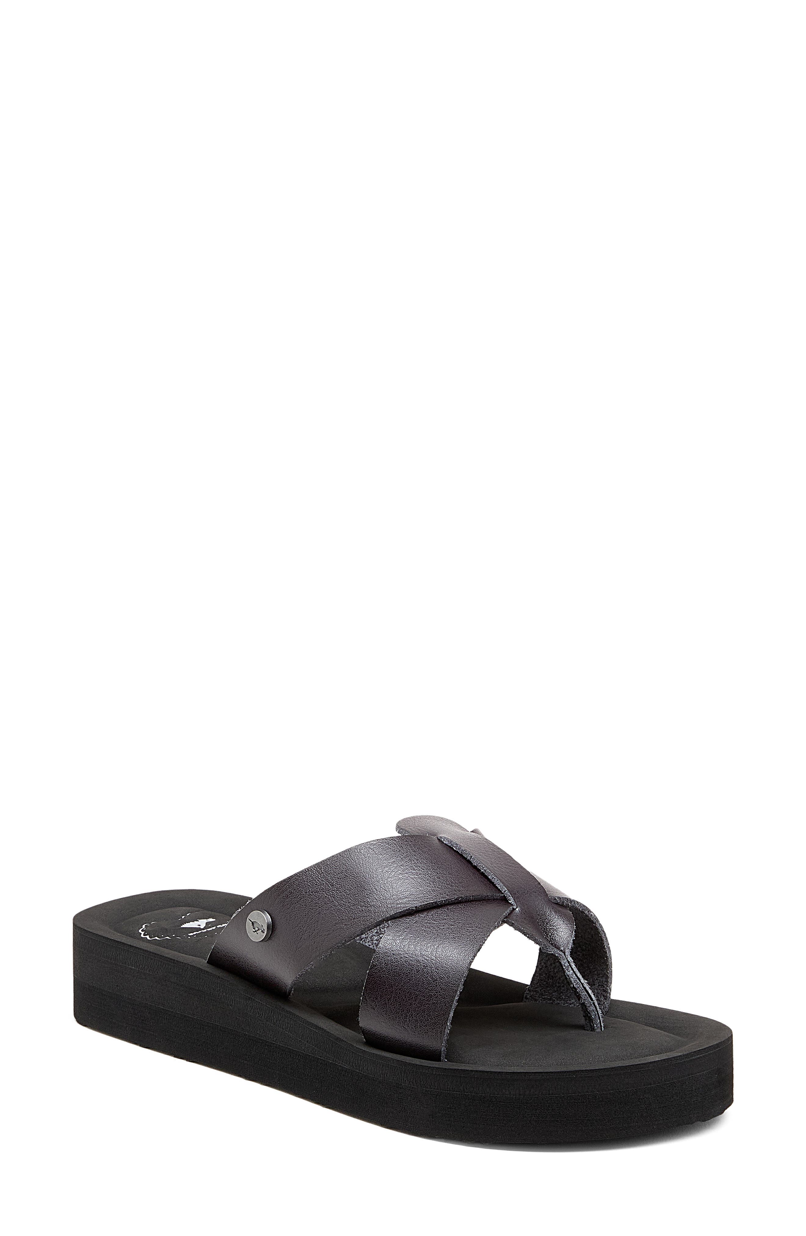 Wilmer Faux Leather Platform Sandal