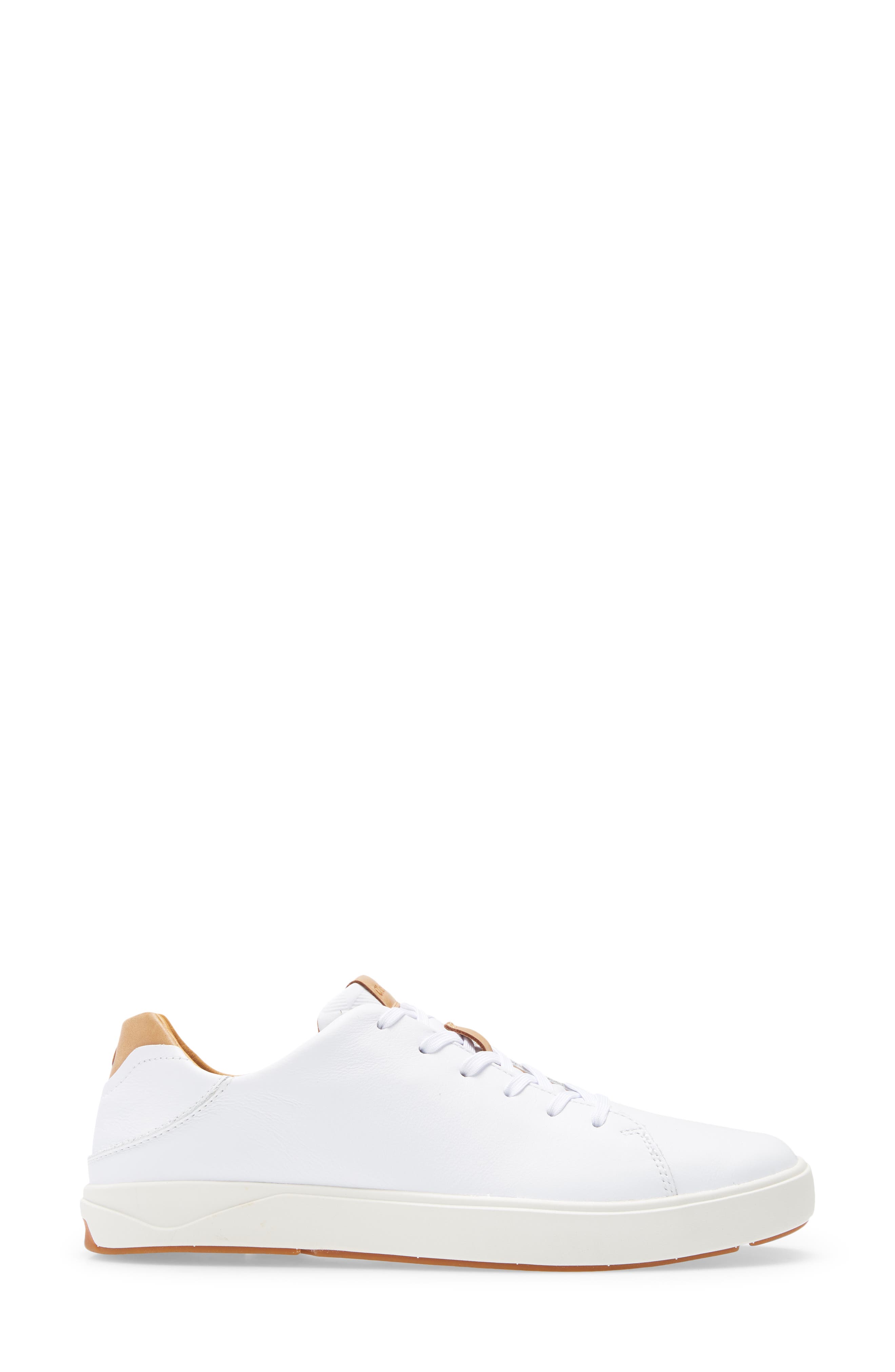 Lae‘ahi Li ‘Ili Convertible Low Top Sneaker, Alternate, color, WHITE LEATHER