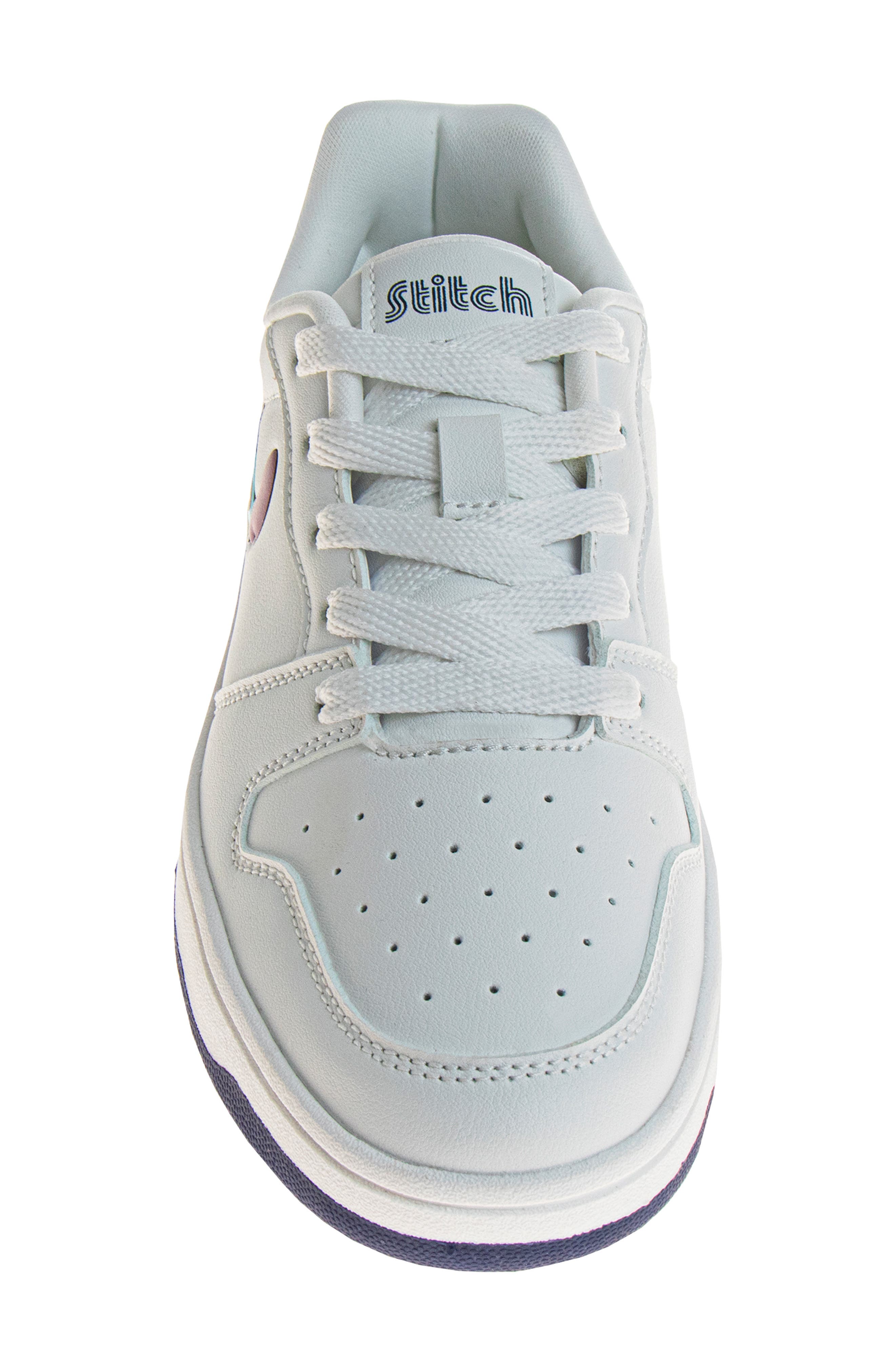 JOSMO Disney Stitch Lace Up Sneaker, Alternate, color, White