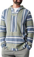 Faherty Cascade Stripe Hooded Pullover