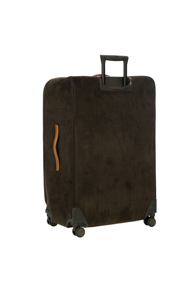 Life Softside 32" X-Large Checked Compound Spinner Luggage, Alternate, color, Olive