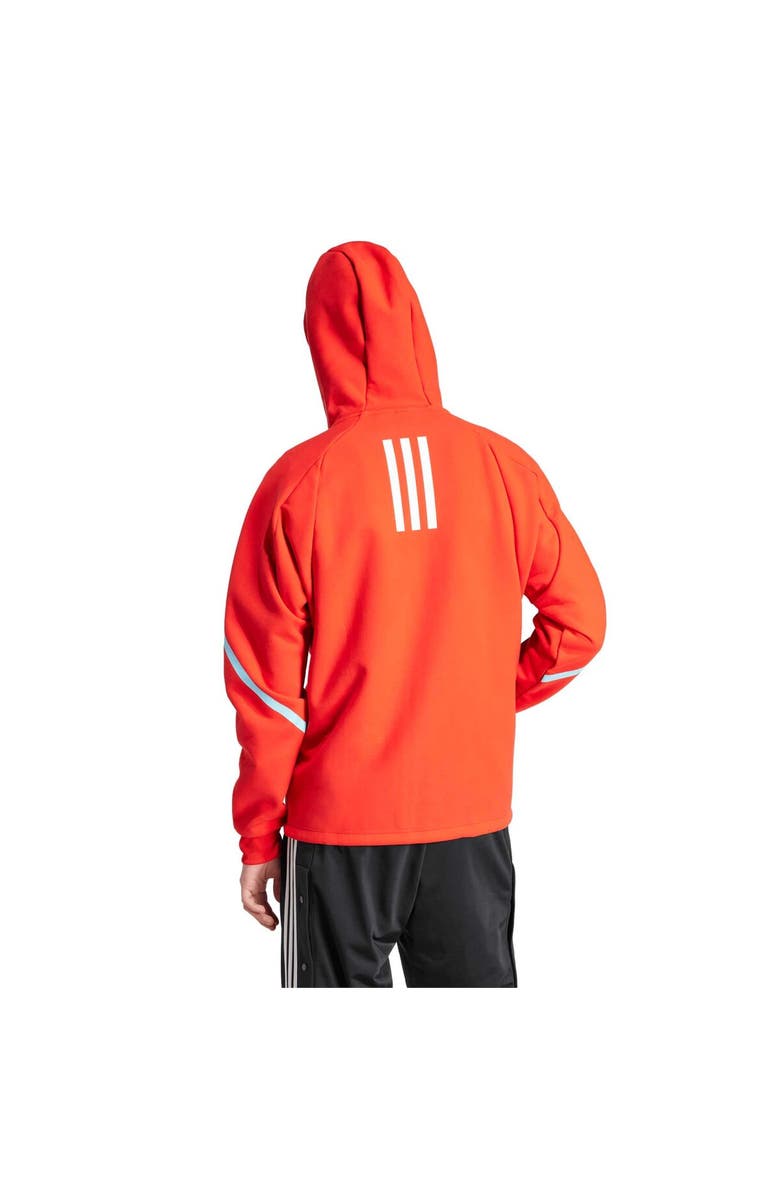 adidas Men's adidas Red Chicago Fire 2024 Anthem Travel Raglan Sleeve Full-Zip Jacket, Alternate, color, Red