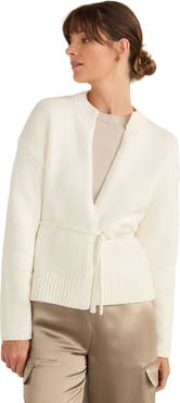 Haven Well Within Chunky Cotton Blend Belted Cardigan