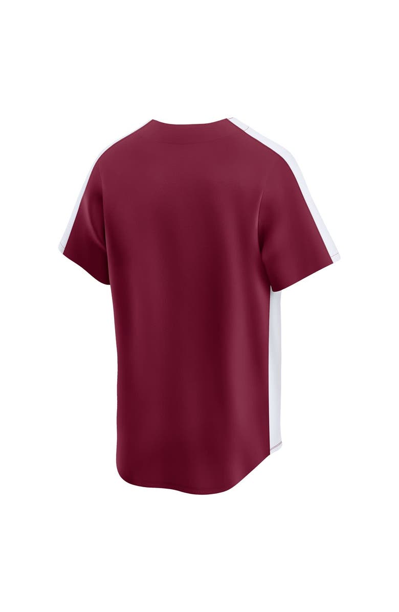 Nike Men's Nike Maroon Philadelphia Phillies Throwback Cooperstown Collection Limited Jersey, Alternate, color, Maroon