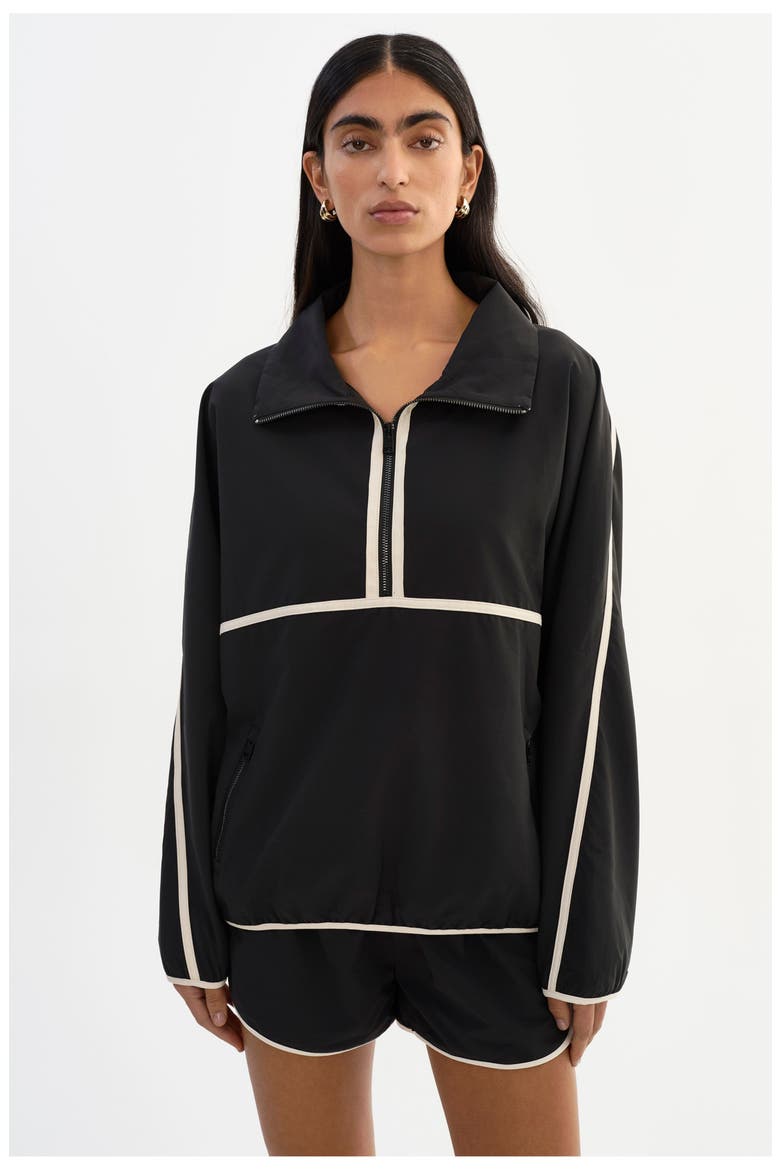 Weslee | Half-Zip Pullover Jacket, Alternate, color, Black
