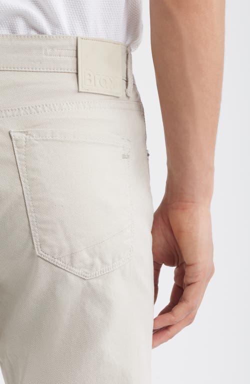 Brax Chuck Modern Fit Stretch Corduroy Pants In White