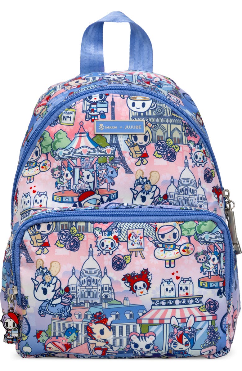 JuJuBe Everyday Mini Diaper Backpack, Main, color, Cest La Vie Paris