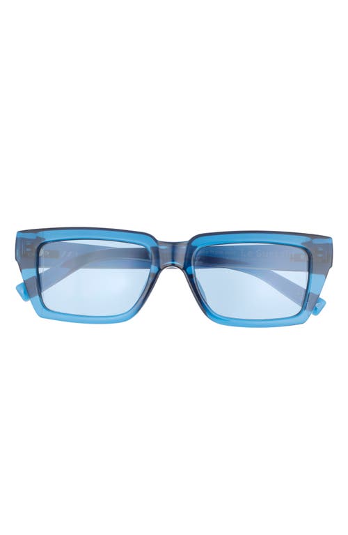 Le Specs Nocturnal Habit 54mm D-frame Sunglasses In Navy