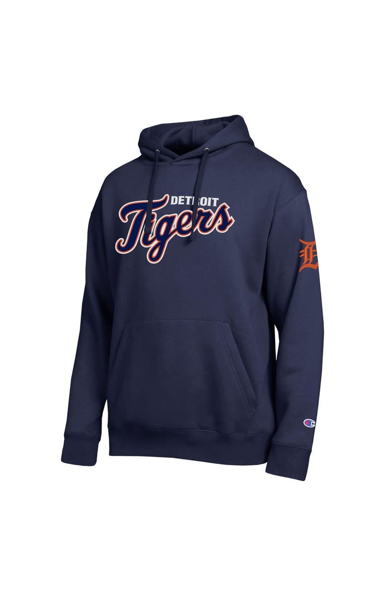 Champion Men's Champion Navy Detroit Tigers All Star Wordmark Hoodie, Alternate, color, Navy