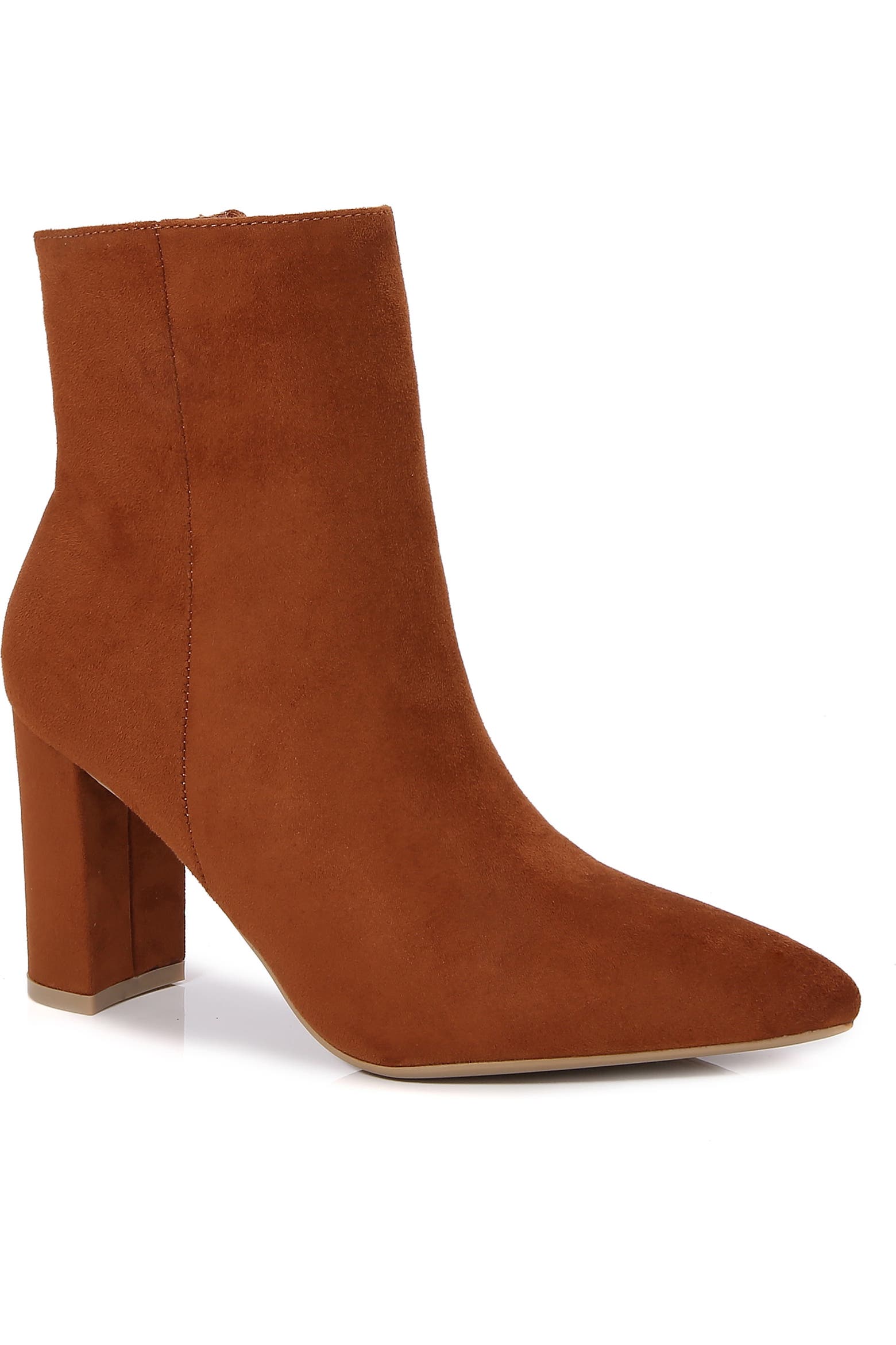 Camel Guide Block BERNESS Sara Block Heel Bootie (Women) | Nordstromrack