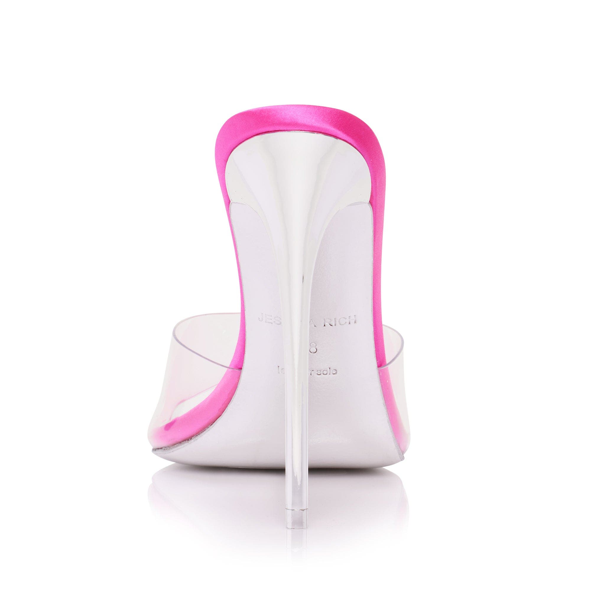 JESSICA RICH Racy Mule Sandal, Alternate, color, Satin Pink