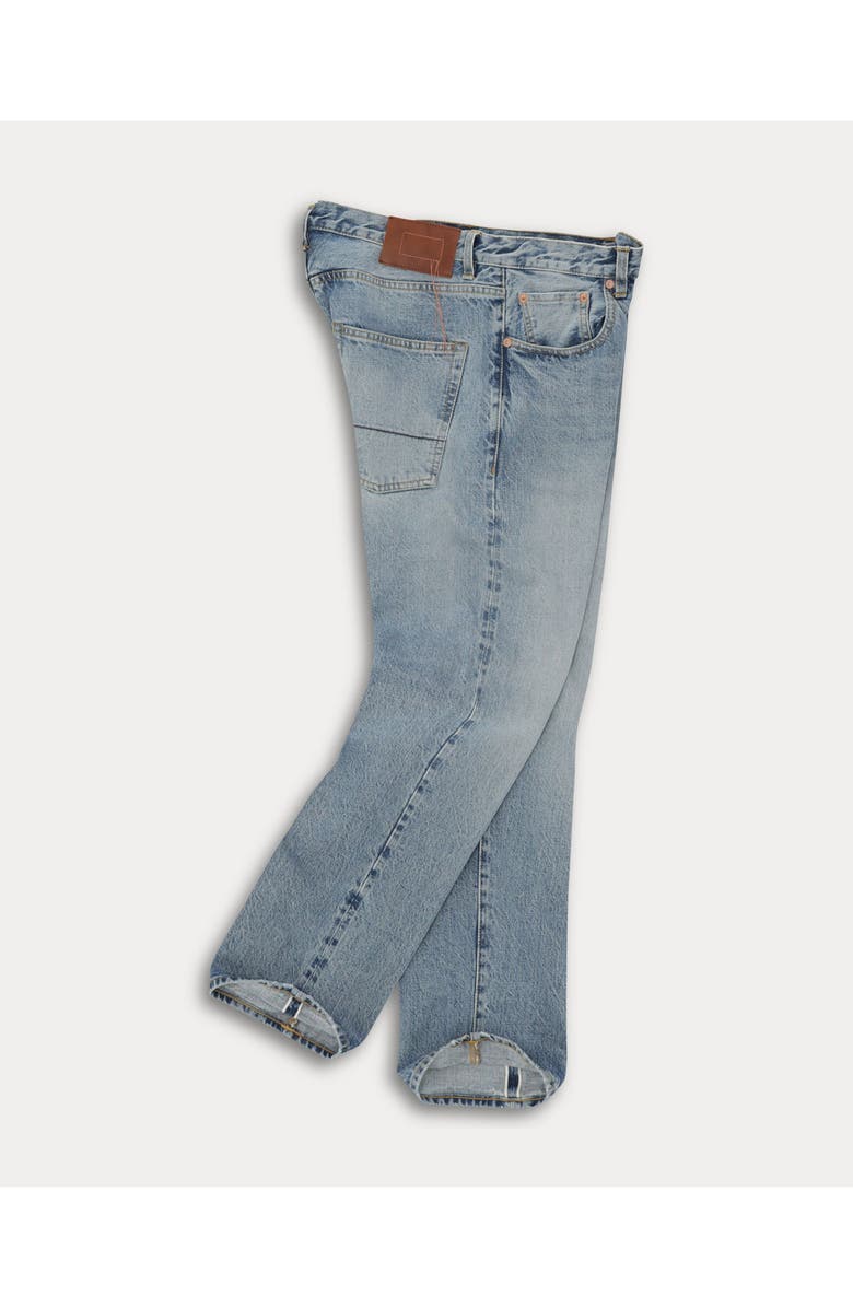 Fortela 965 John Japan Selvedge 5 Pocket Regular Fit Denim Pants, Alternate, color, Light Bleach Wash