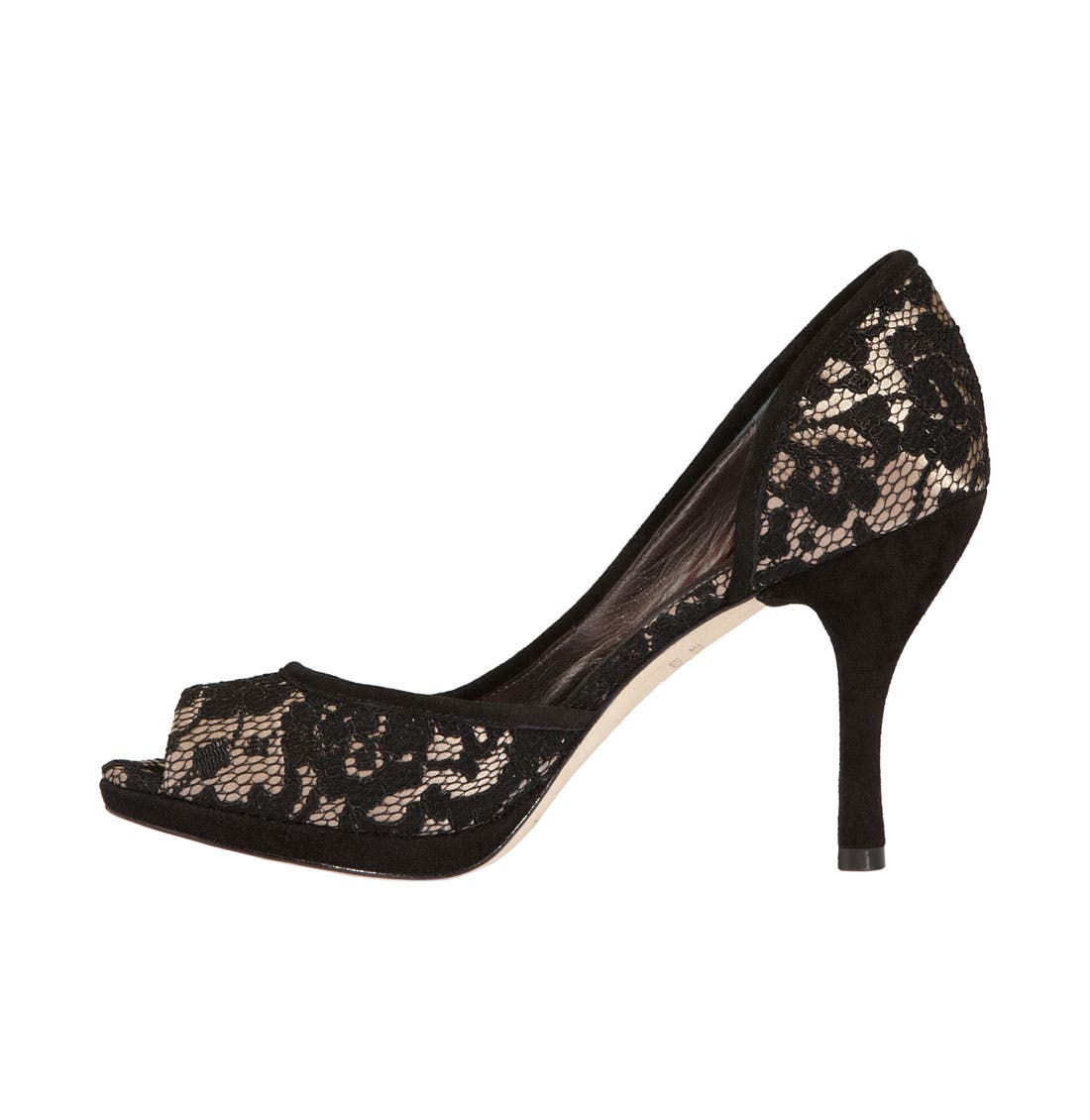 'Malibu 2' Pump, Alternate, color, Black / Nude