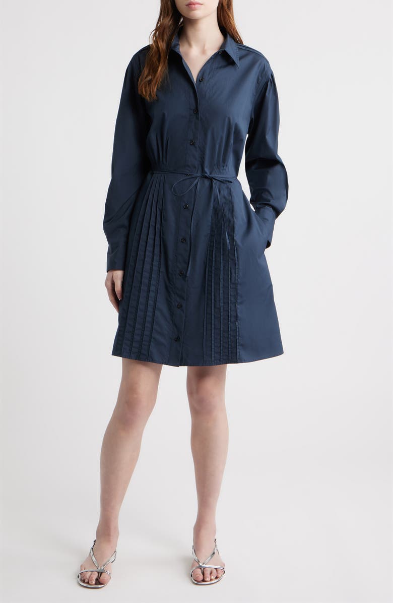 rag & bone Taylor Long Sleeve Shirtdress, Main, color, Salut