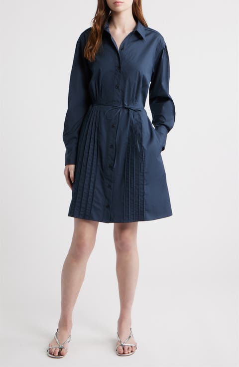 Taylor Long Sleeve Shirtdress