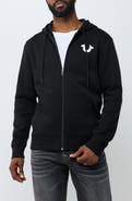True Religion Tossed Buddha Full Zip Hoodie