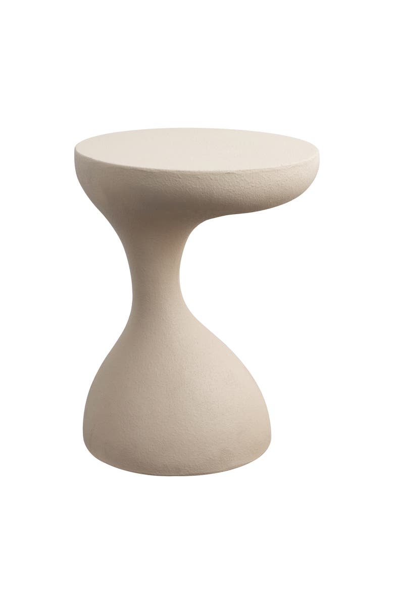 JONATHAN Y Boracay 19.75" Modern Minimalist Indoor/Outdoor Resin Drink Table, Main, color, Mocha