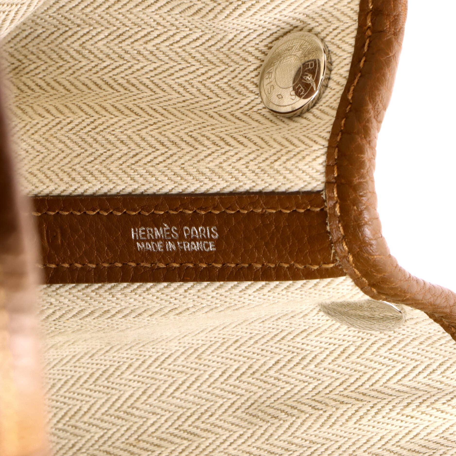 Pre-Owned Hermes Garden Party Tote Leather 30, Alternate, color, 