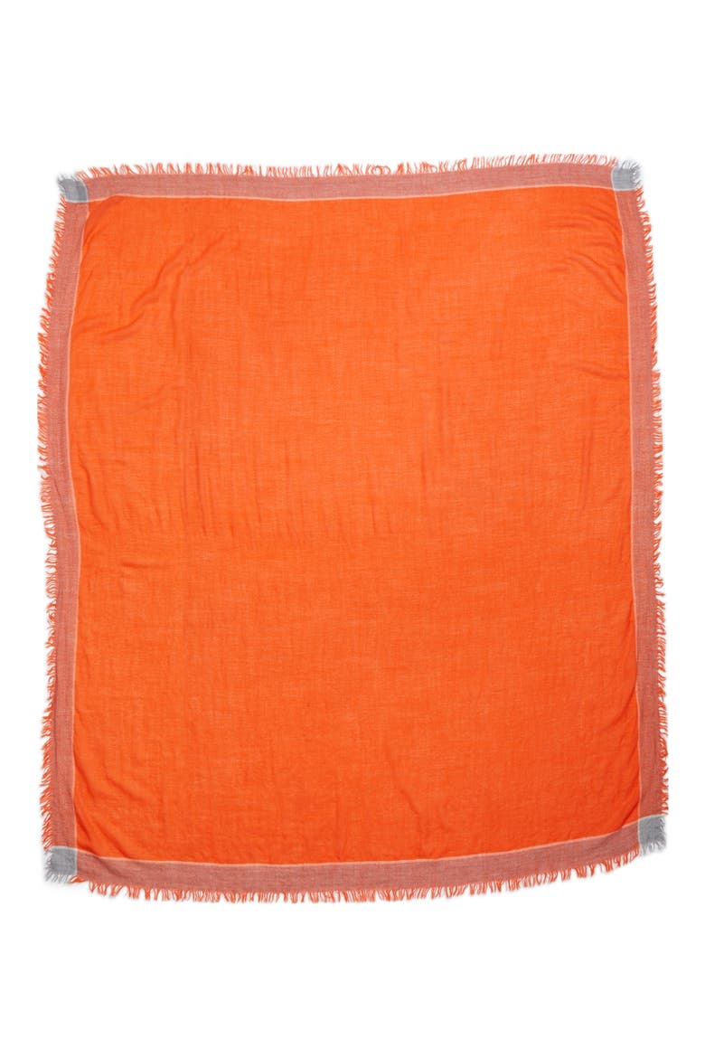 Nassau Wool & Cotton Scarf, Alternate, color, ORGMULTI