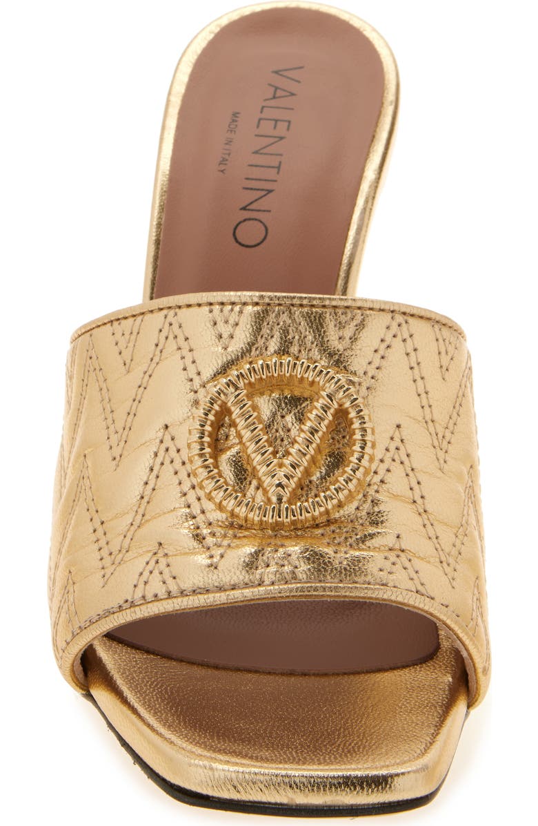 VALENTINO BY MARIO VALENTINO Venere Heeled Sandal, Alternate, color, Gold
