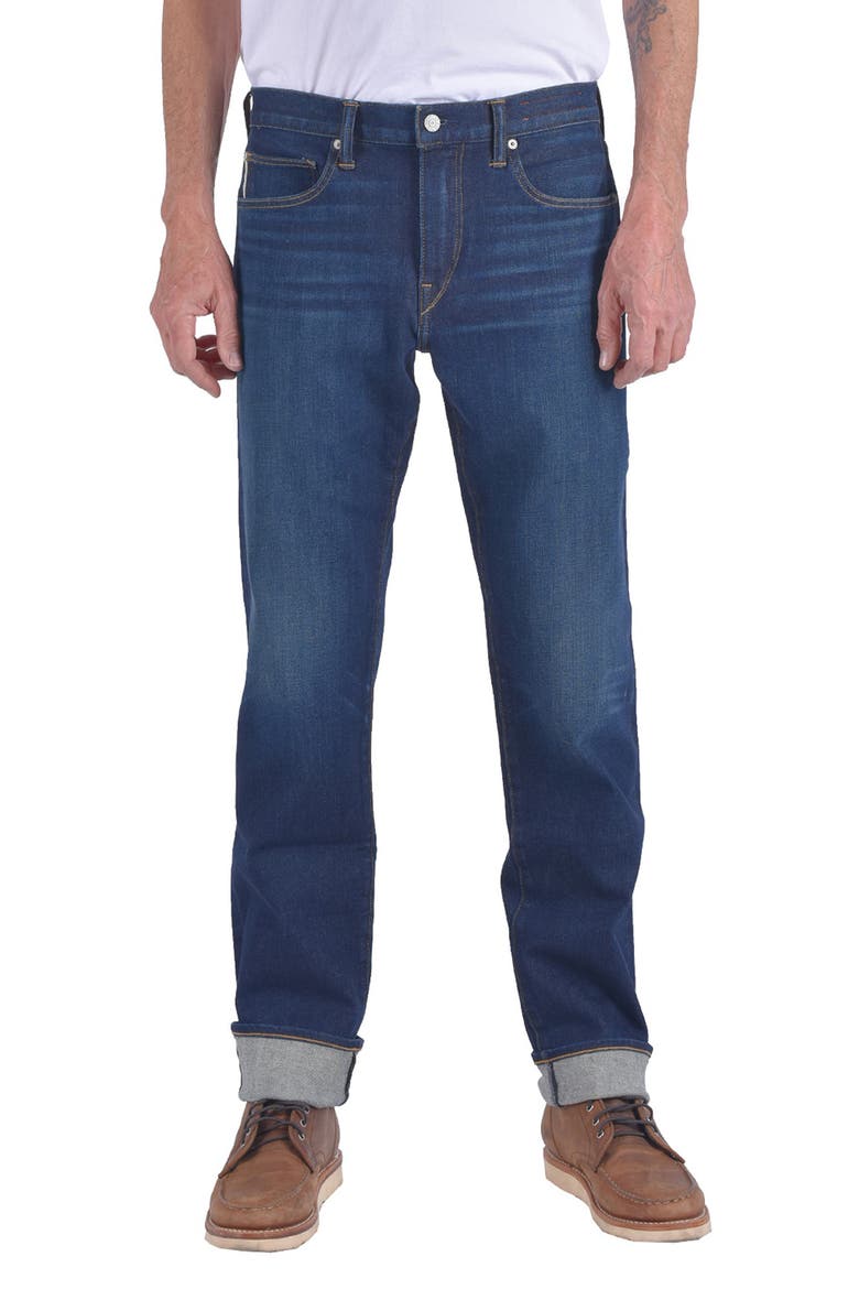 The Hammer Straight 10.5-Ounce Stretch Selvedge Baggy Jeans, Main, color, DIZZY