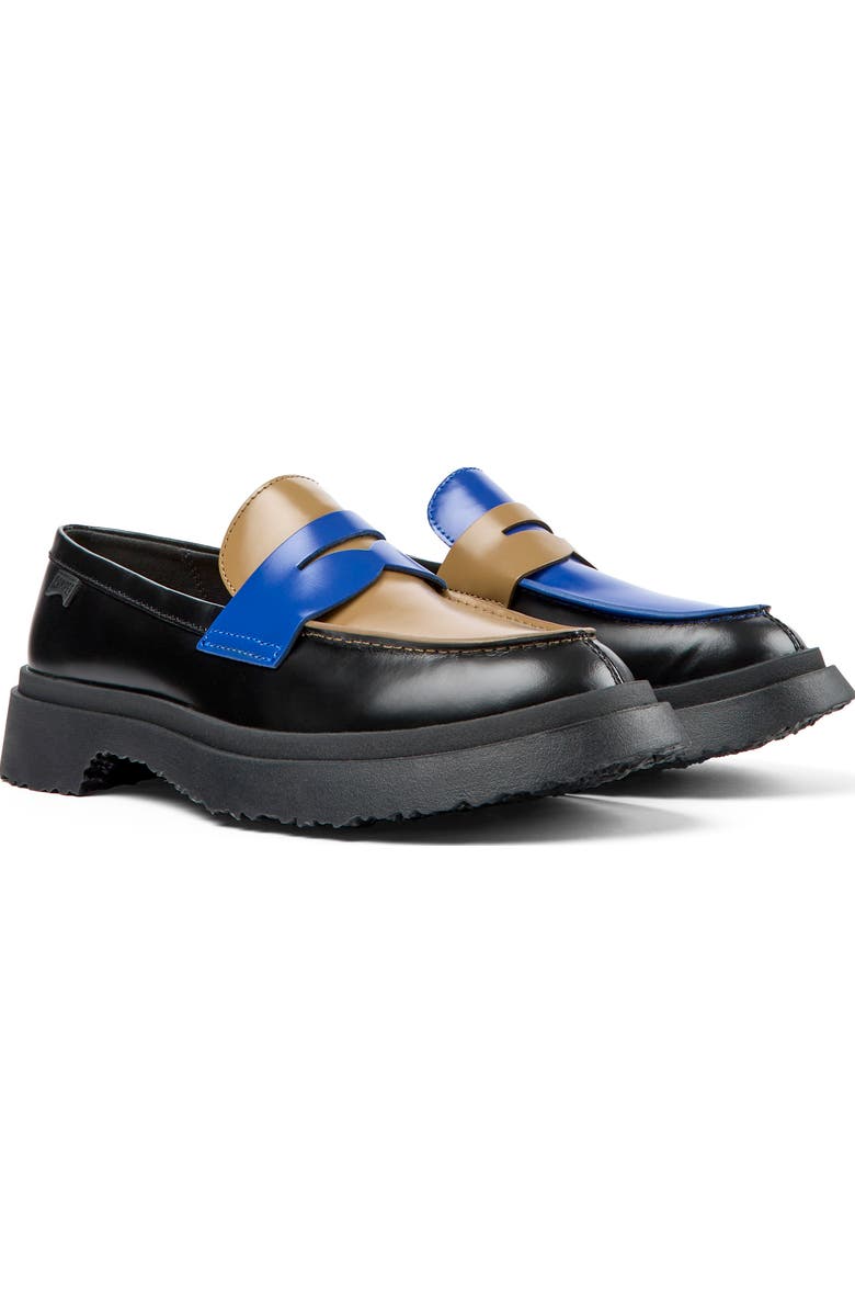 Camper Chunky Platform Penny Loafer, Main, color,