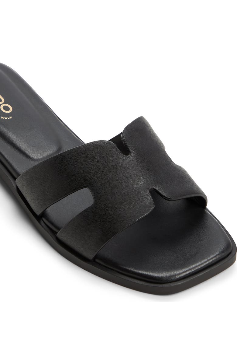 ALDO Itsandal Slide Sandal, Alternate, color, Black