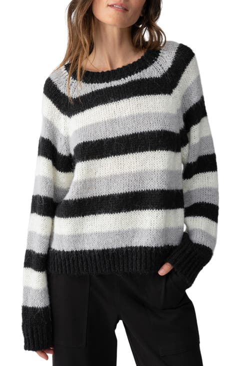 Sanctuary Twilightcore xs black & white striped store sweater