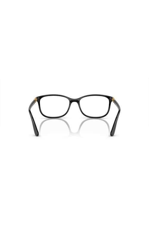 Vogue Eyewear 53mm Rectangle Optical Glasses In Black