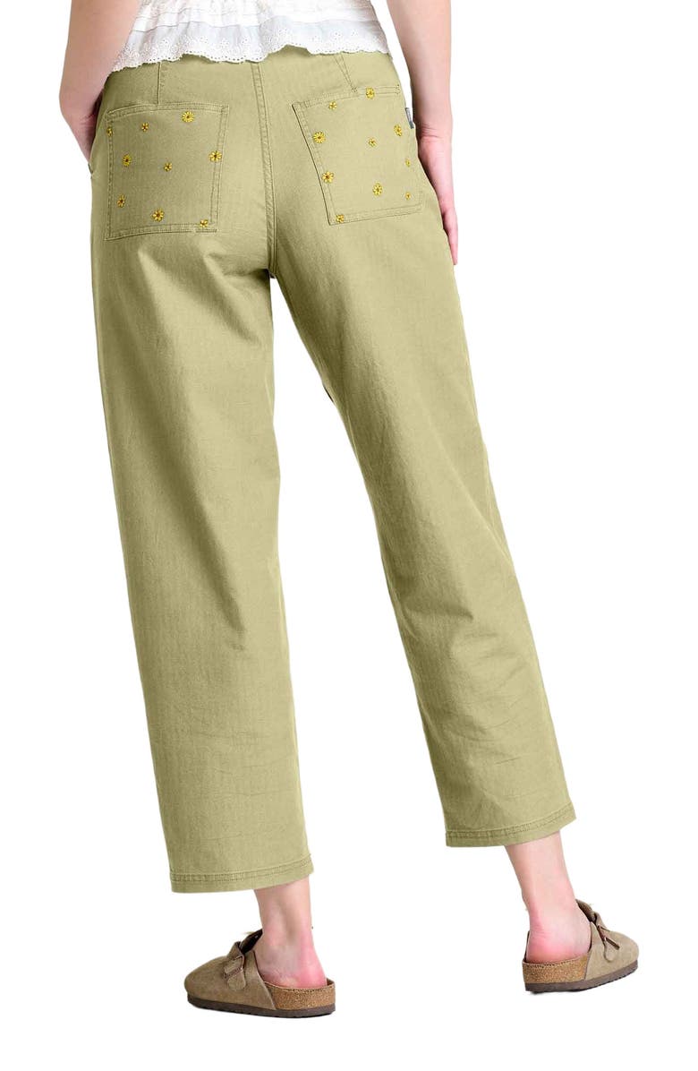 Toad & Co Women's Juniper Utility Pant, Alternate, color, Yucca Embroidery