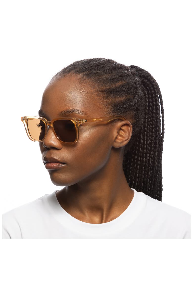 Steadfast 51mm Polarized D-Frame Sunglasses, Alternate, color, BLONDE