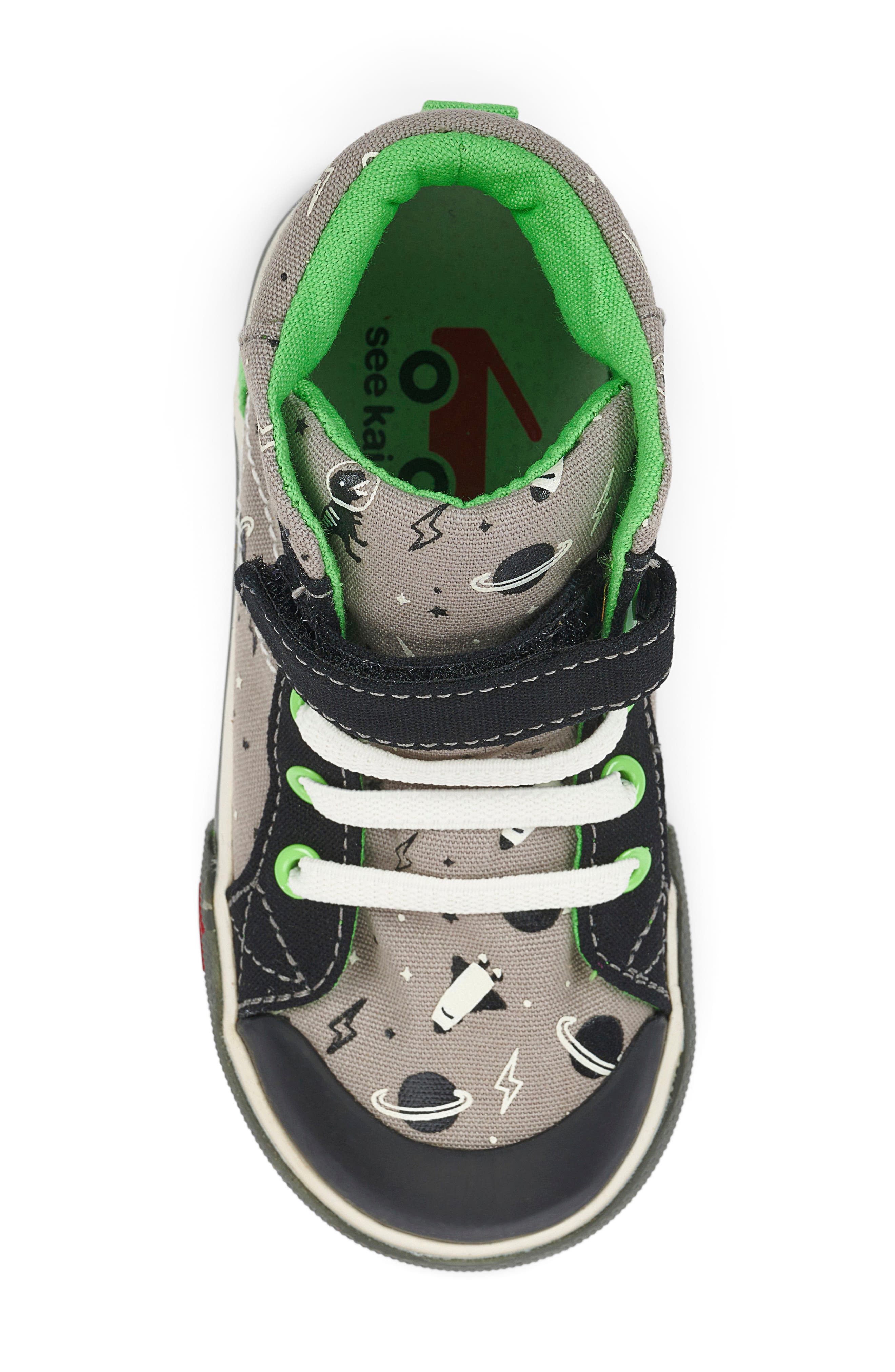 Dane High-Top Sneaker, Alternate, color, GRAY/ SPACE GLOW