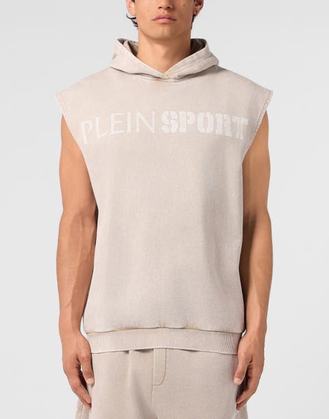 Hoodie Vest Crackle Scratch Men