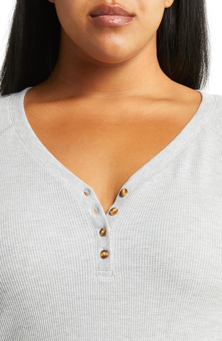 Caslon<sup>®</sup> Waffle Henley Top, Alternate, color, 