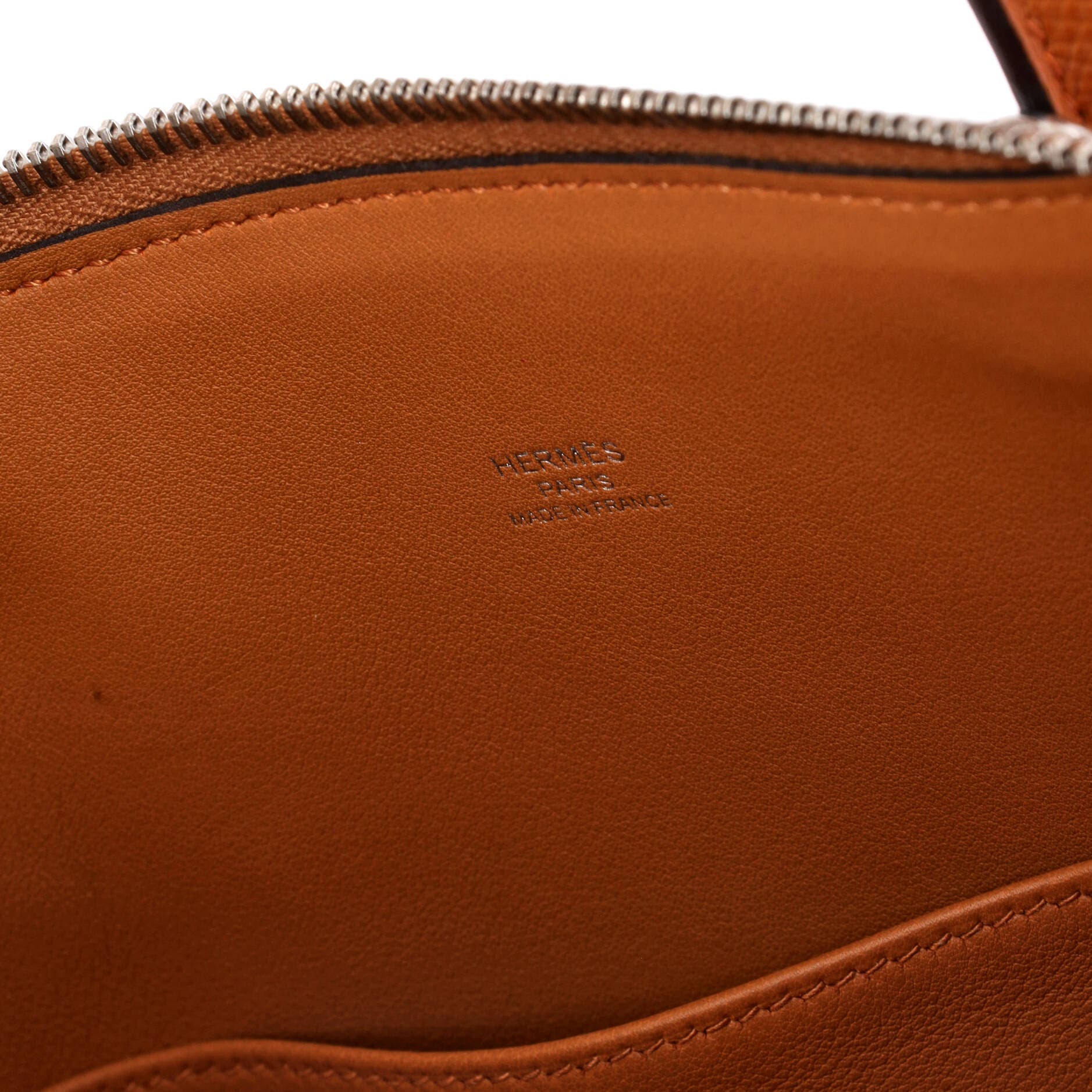 Pre-Owned Hermes Bolide 1923 Bag Tressage Epsom 30, Alternate, color, Tressage-Toffee/Roseazalee