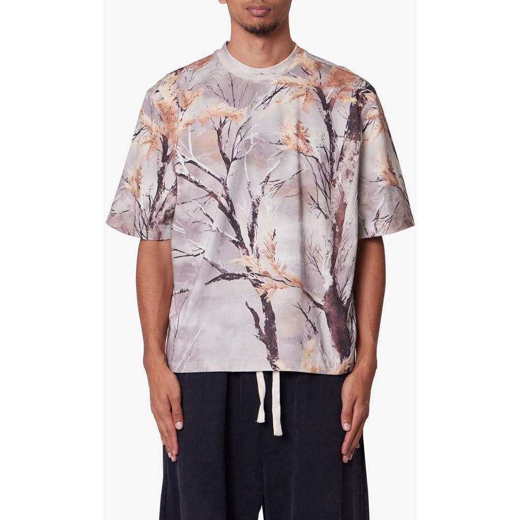 Mnml Camo Print Oversize Cotton T-shirt In Multi