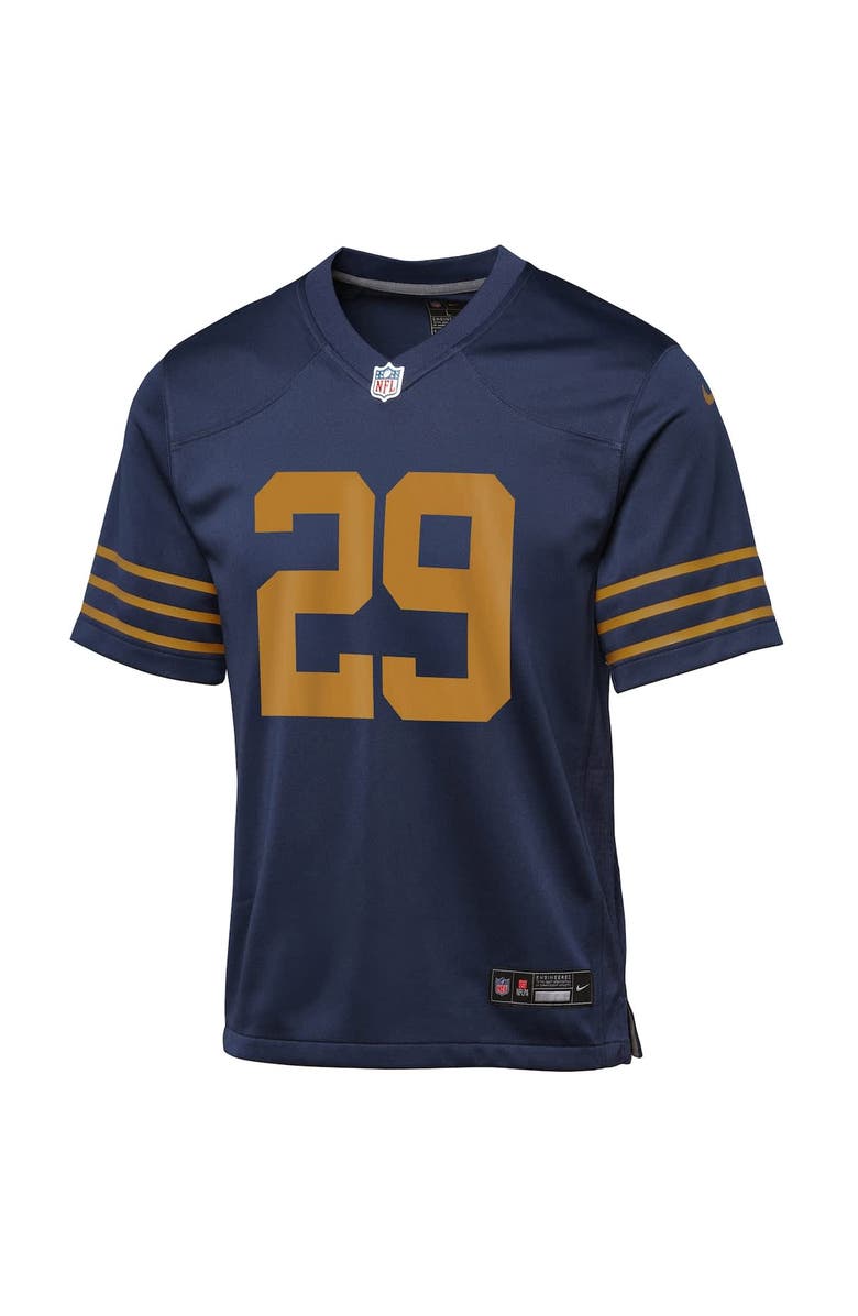 Nike Youth Nike Xavier McKinney Navy Green Bay Packers The 1923 Classic Game Jersey, Alternate, color, Navy