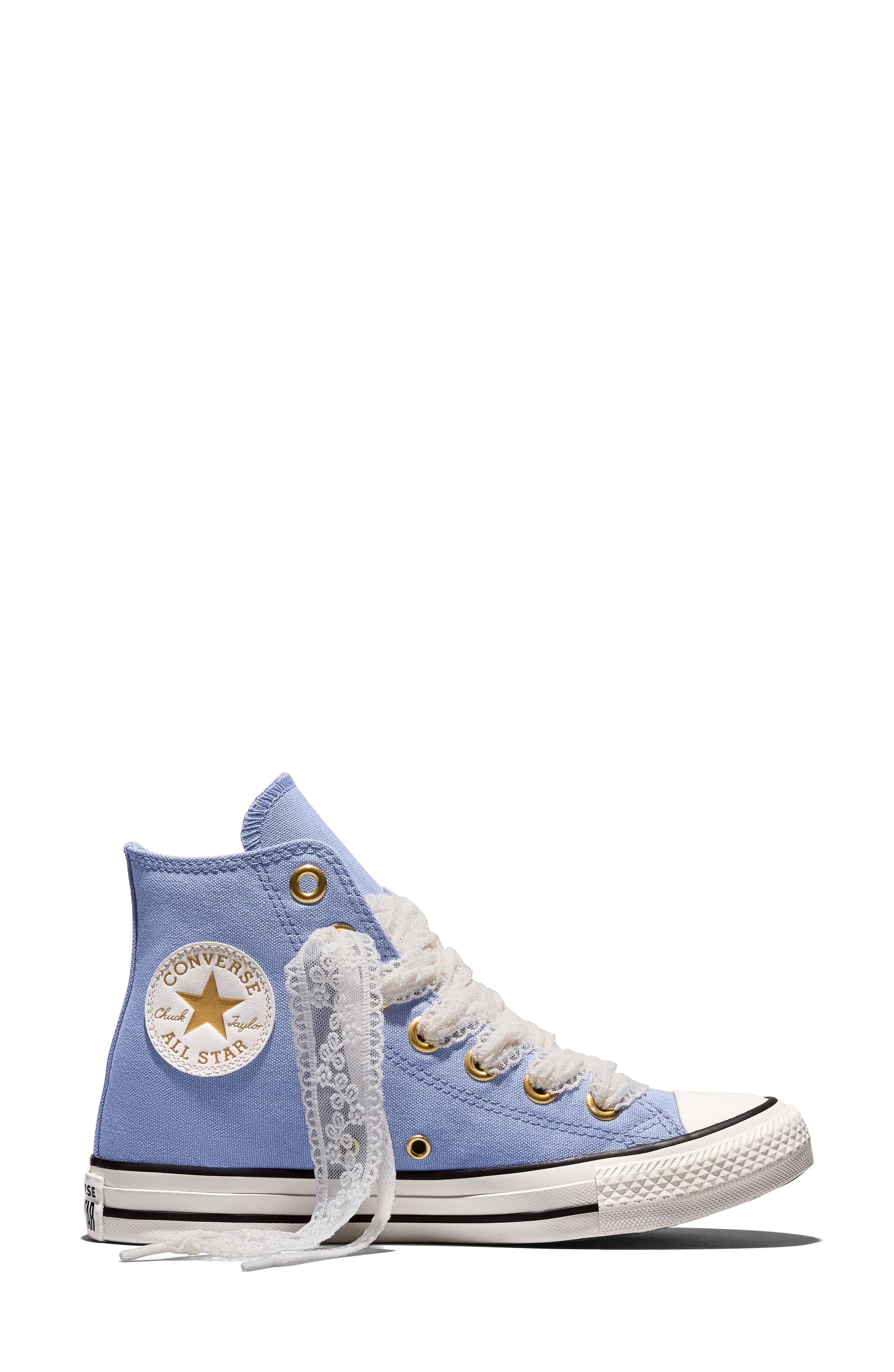 Chuck Taylor® All Star® Lace High Top Sneaker, Alternate, color, ICY DEMEANOR/VI