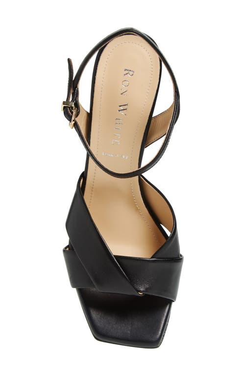 Ron White Ainsley Ankle Strap Sandal In Onyx