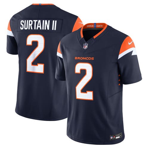 Nike Patrick Surtain Ii Navy Denver Broncos Mile High Collection Vapor F.u.s.e. Limited Jersey