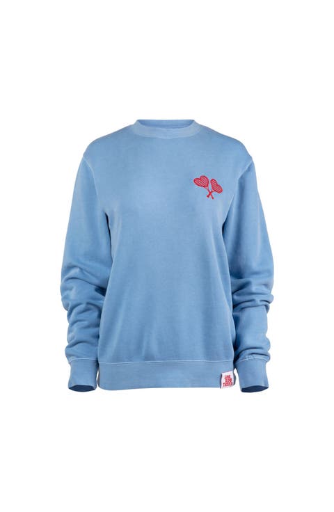 Women's Blue Fay Crew Neck Sweatshirt