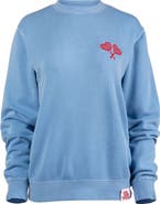 Love All Tennis Women's Blue Fay Crew Neck Sweatshirt