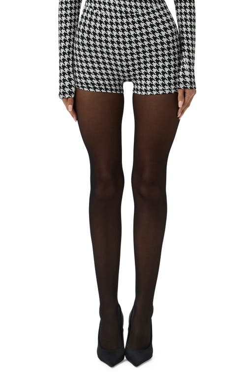 Naked Wardrobe Naked Houndstooth Check Hot Shorts In Multi