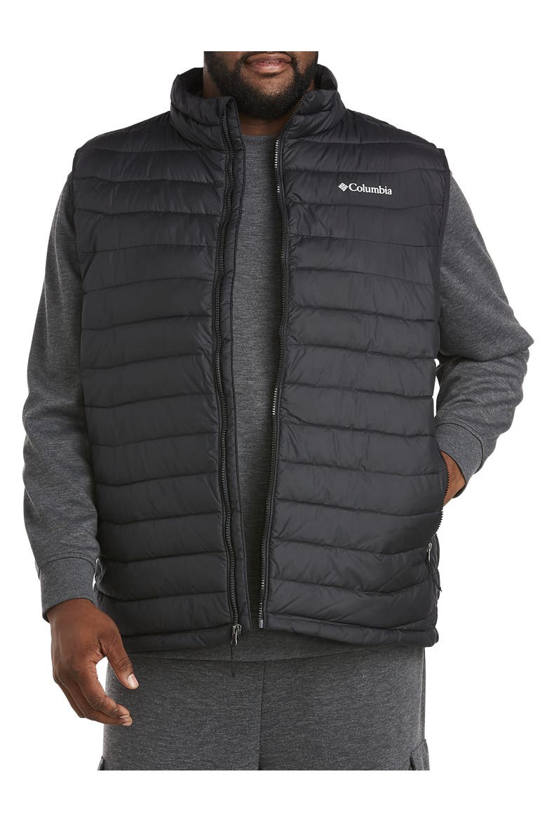 Powder Lite Quilted Vest, Main, color, BLACK