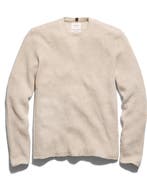 Billy Reid Martin Mini Waffle Crewneck Cotton & Cashmere Sweater