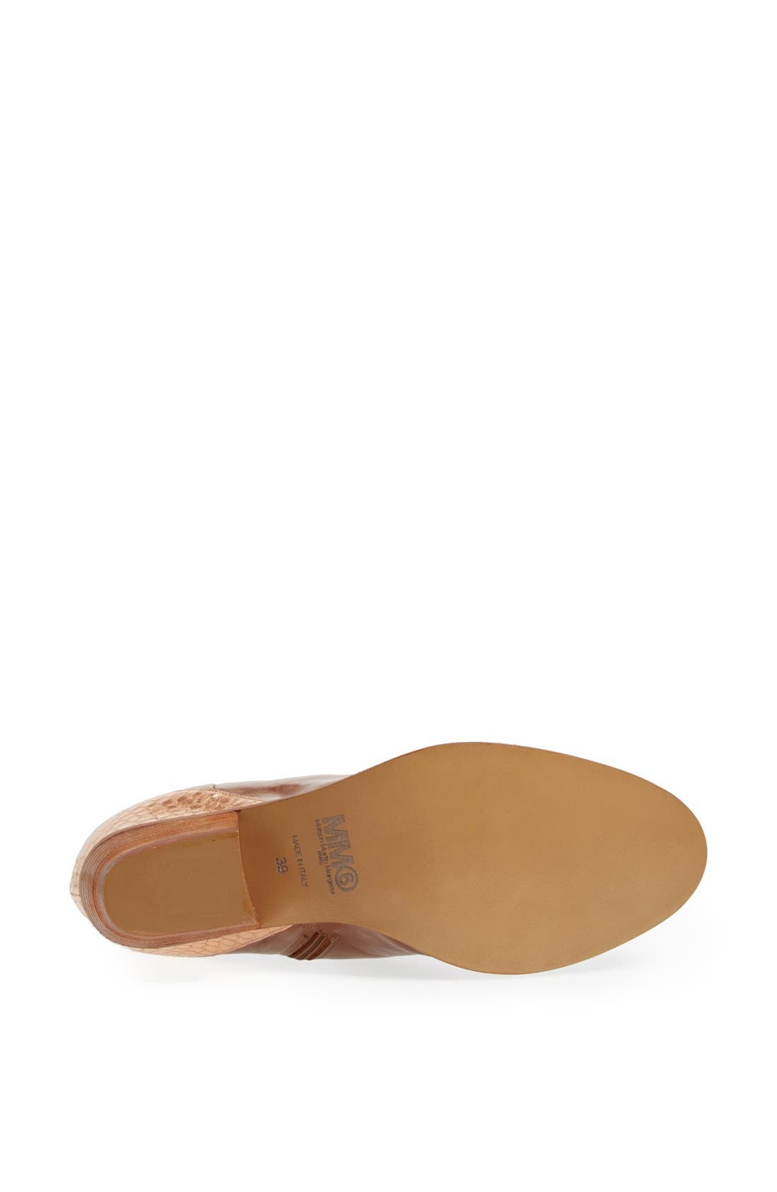 Wedge Bootie, Alternate, color, AMBER/ COPPER LEATHER