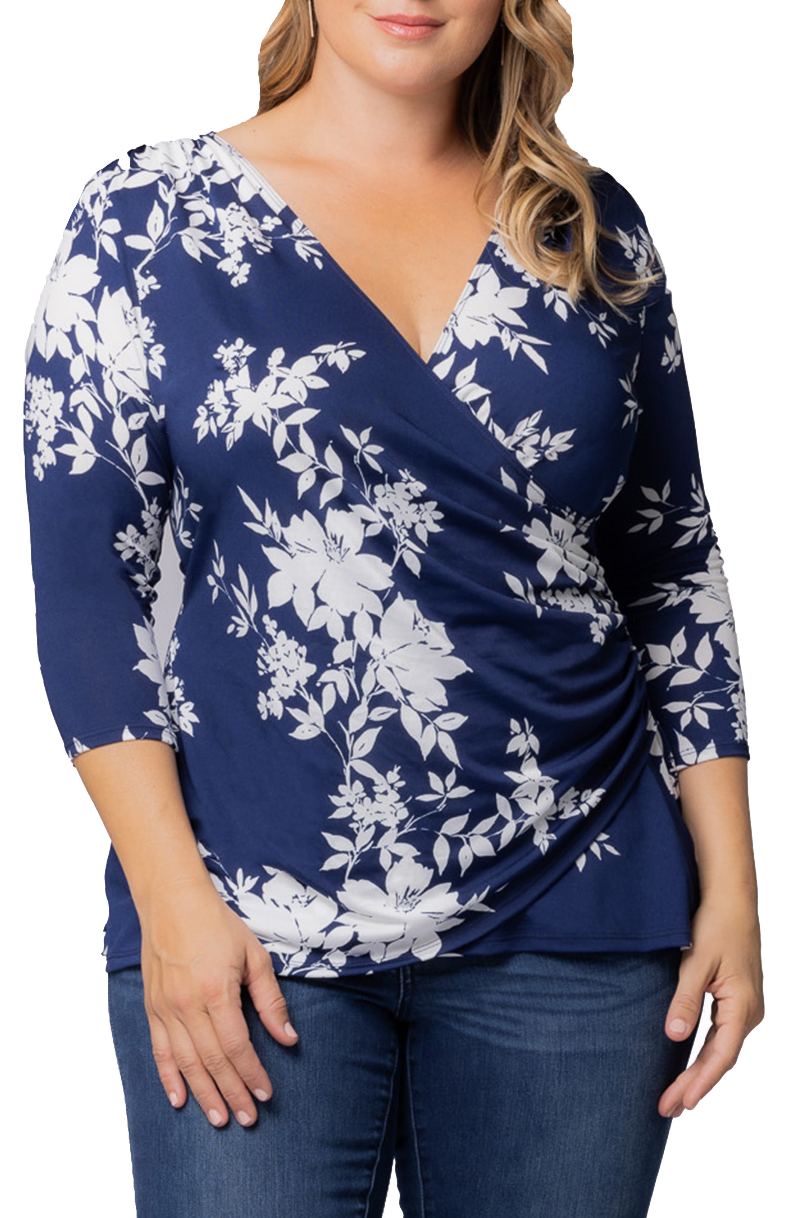 NAVY FLORAL PRINT