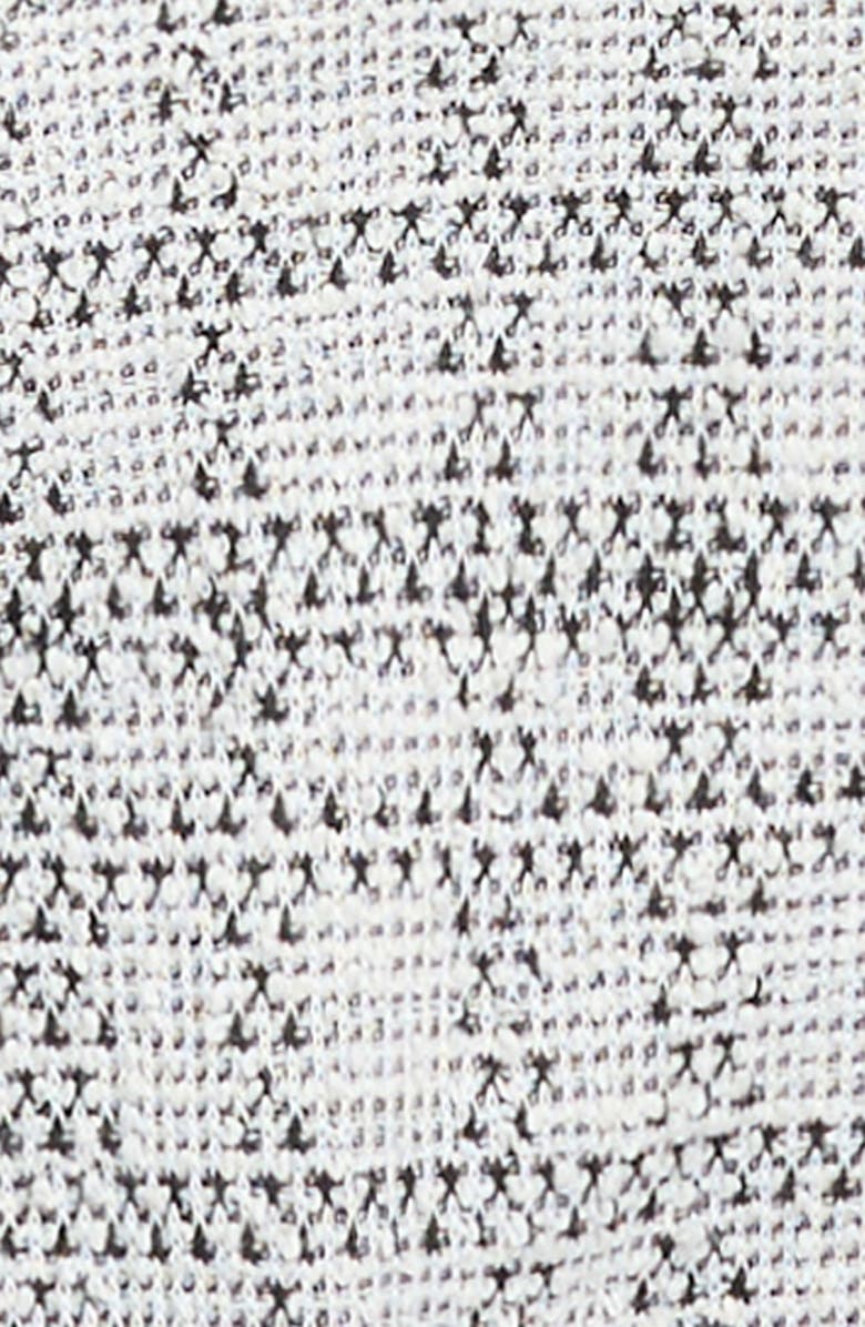 Splendid Bow Tweed Sweatshirt & Leggings Set, Alternate, color, Black Plaid