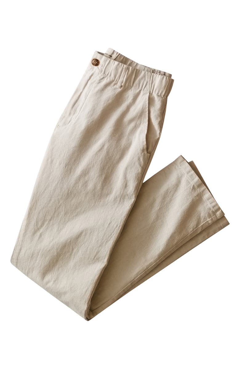 Marine Layer Saturday Slim Straight Leg Chinos, Alternate, color, Natural