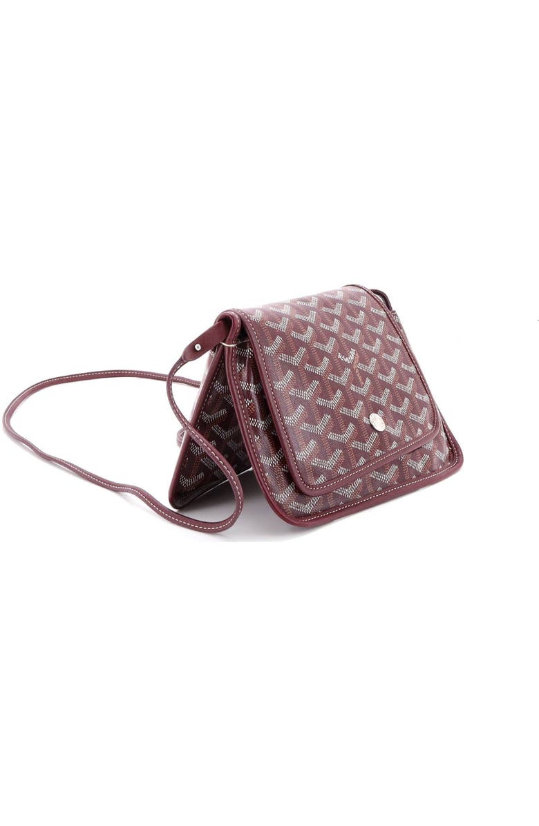 Pre-Owned Goyard Plumet Clutch Wallet Coated Canvas, Alternate, color, Red